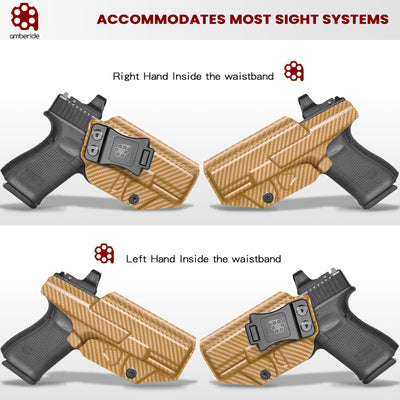 Glock 19/19X/44/45 Gen(3-5) & Glock 23/32 Gen(3-4) IWB Holster