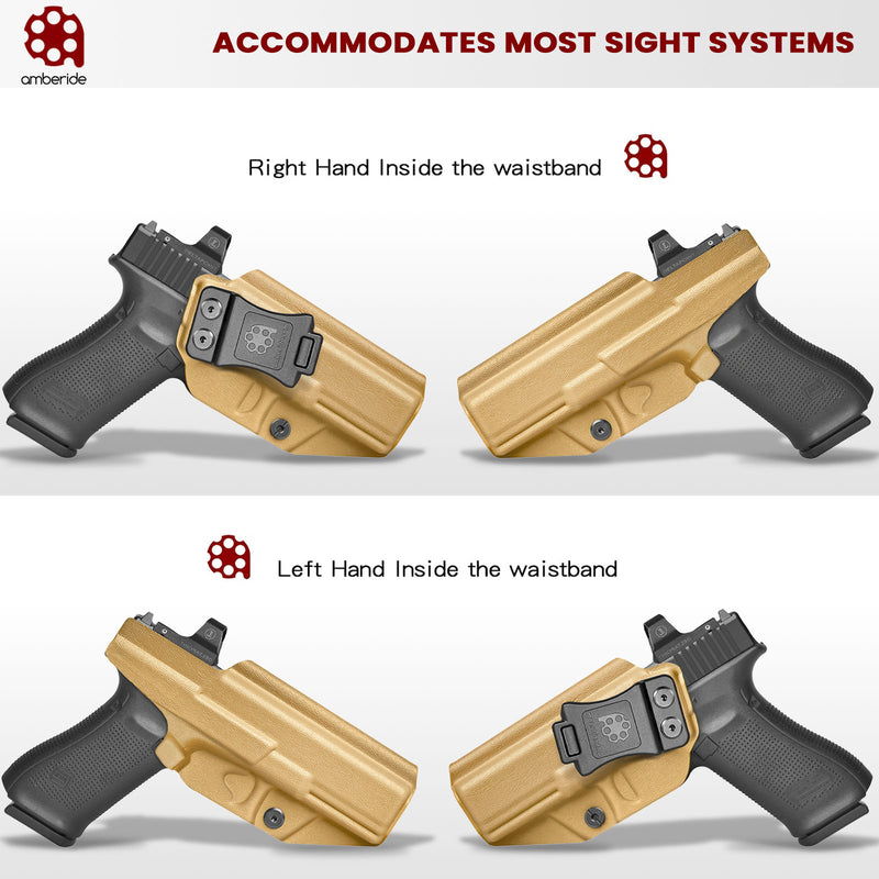 Glock 17 Gen(3-5) & Glock 22/31 Gen(3-4) IWB Holster - Amberide