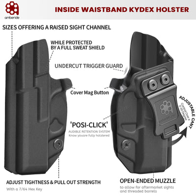 Smith & Wesson M&P 9mm Shield EZ IWB Holster - Amberide