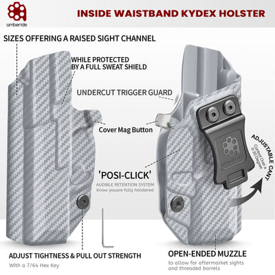 Springfield XD-S 3.3" & XD-S MOD.2 3.3" IWB Holster - Amberide