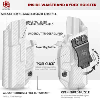 Springfield XD-S 3.3" & XD-S MOD.2 3.3" IWB Holster - Amberide