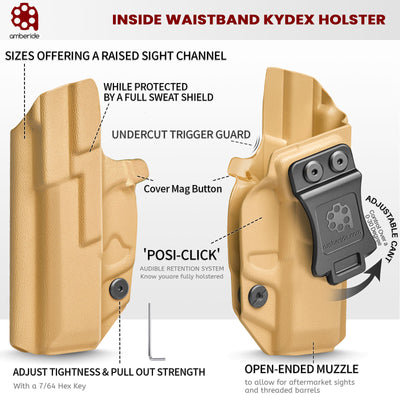 Glock 48 & Glock 48 MOS IWB Holster