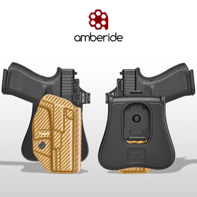 Glock 19/19X/44/45 Gen(3-5) & Glock 23/32 Gen(3-4) OWB Holster - Amberide