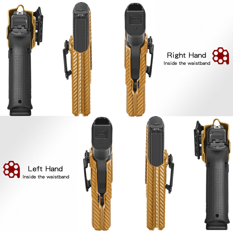 Glock 17 Gen(3-5) & Glock 22/31 Gen(3-4) IWB Holster - Amberide