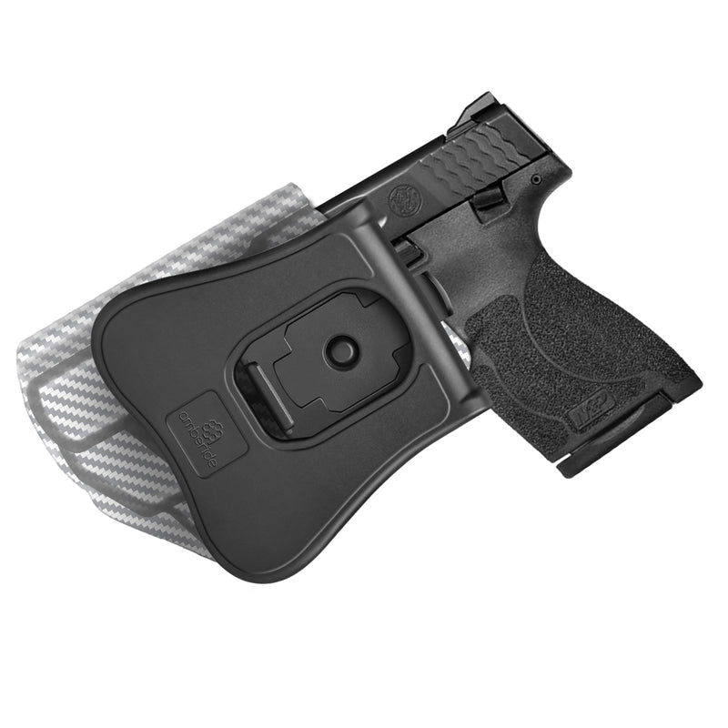Smith & Wesson M&P Shield 9mm/.40 with Integrated CT Laser OWB Holster - Amberide