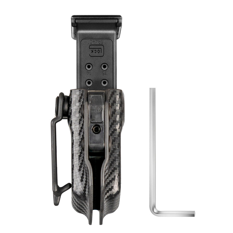 Universal 9mm/.40 Single Stack Mag Carrier - Amberide