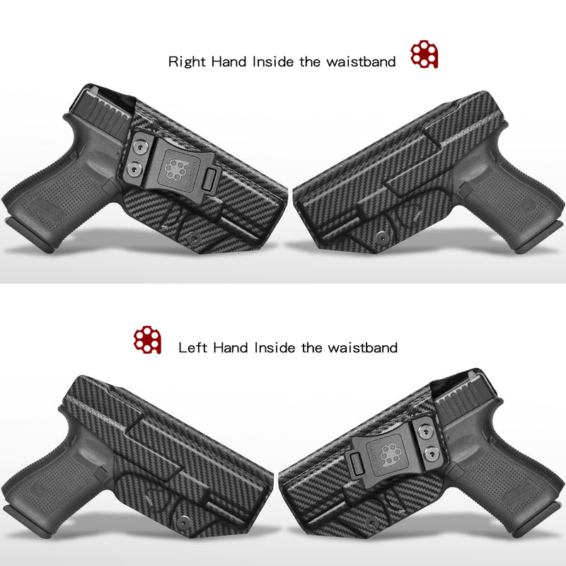 Glock 19/19X/44/45 Gen(3-5) & Glock 23/32 Gen(3-4) Pistol - IWB KYDEX Holster - Amberide