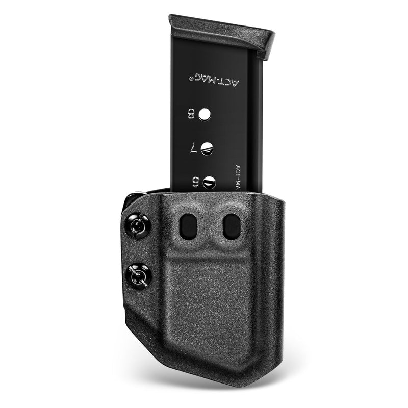 Amberide Universal Mag Carrier IWB/OWB KYDEX Magazine Holster Fit: 9mm/.40 Double Stack - 9mm/.40 Single Stack - .45ACP Double Stack - .45ACP Single Stack - Amberide